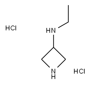N-ETHYL-3-AZETIDINAMINE DIHYDROCHLORIDE Structure