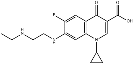M1-エンロフロキサシン HYDROCHLORIDE 化学構造式