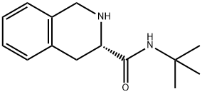 (S)-N-叔丁基-1,2,3,4-四氢异喹啉-3-甲酰胺, 149182-72-9, 结构式