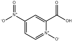 4-硝基吡啶-2-甲酸 1-氧化物 结构式