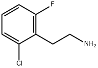 2‐クロロ‐6‐フルオロフェネチルアミン 化学構造式