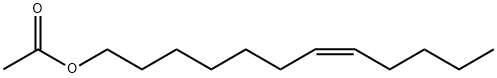 (Z)-7-十二碳烯-1-醇乙酸酯 结构式