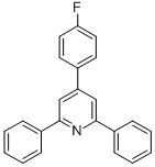 4-(4-Fluorophenyl)-2,6-diphenylpyridine Struktur