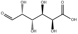 rel-(2R*,3S*,4R*,5S*)-5-カルボキシ-2,3,4,5-テトラヒドロキシペンタナール 化学構造式