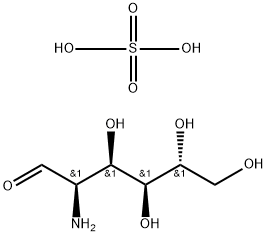 D-氨基葡萄糖硫酸盐, 14999-43-0, 结构式