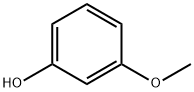 3-メトキシフェノール 化学構造式