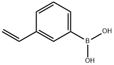 3-ビニルフェニルボロン酸 化学構造式