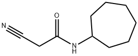 2-cyano-N-cycloheptylacetamide Struktur
