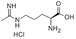 N5-(1-亚氨基乙基)L-鸟氨酸盐酸盐, 150403-88-6, 结构式