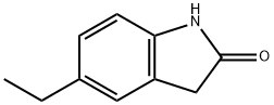 5-乙基-1,3-二氢-2H-吲哚-2-酮, 150560-61-5, 结构式