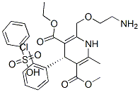 苯磺酸左旋氨氯地平 结构式