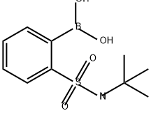 2-(叔丁基氨基)磺酰基苯硼酸, 150691-04-6, 结构式