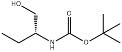 Carbamic acid, [(1R)-1-(hydroxymethyl)propyl]-, 1,1-dimethylethyl ester (9CI) Structure