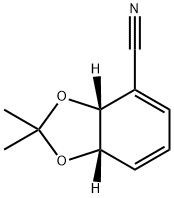 (+)-CIS-2(R),3(S)-2,3-DIHYDROXY-2,3-DIHYDROBENZONITRILE ACETONIDE Structure