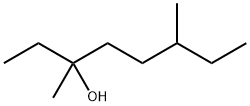 3,6-ジメチル-3-オクタノール 化学構造式