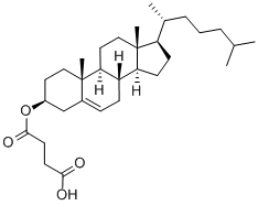 胆固醇琥珀酸单酯, 1510-21-0, 结构式