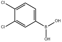 3,4-ジクロロフェニルボロン酸 塩化物 化学構造式