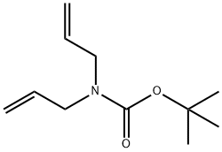 N,N-二烯丙基氨基甲酸叔丁酯, 151259-38-0, 结构式