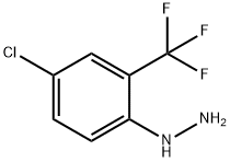 4-CHLORO-2-(TRIFLUOROMETHYL)PHENYLHYDRAZINE Structure