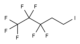 七氟-5-碘戊烷 结构式