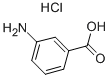 盐酸-3-氨基苯甲酸 结构式