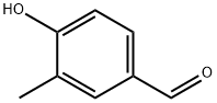 4-ヒドロキシ-3-メチルベンズアルデヒド 化学構造式