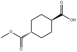 反式-1,4-环己烷二甲酸单甲酯, 15177-67-0, 结构式