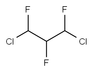 1,3-Dichloro-1,2,3-trifluoropropane Structure