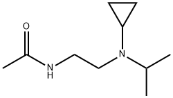 Acetamide,  N-[2-[cyclopropyl(1-methylethyl)amino]ethyl]- Struktur