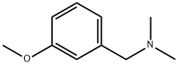 N,N-ジメチル-3-メトキシベンゼンメタンアミン 化学構造式
