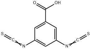 3,5-ジイソチオシアナト安息香酸 化学構造式