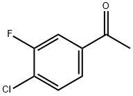 4'-クロロ-3'-フルオロアセトフェノン 化学構造式