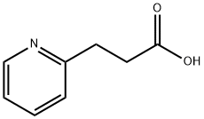 3-吡啶-2-基-丙酸 结构式
