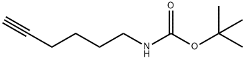 Carbamic acid, 5-hexynyl-, 1,1-dimethylethyl ester (9CI) Structure
