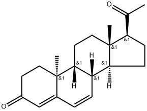 ジドロゲステロン 化学構造式