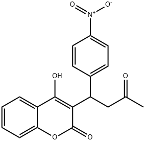アセノクマロール 化学構造式