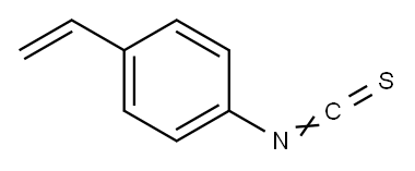 1-乙烯基-4-异硫氰酸基-苯, 1520-20-3, 结构式