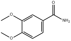 3,4-ジメトキシベンズアミド 化学構造式