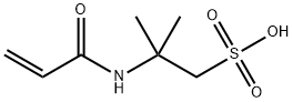 2-Acrylamide-2-methylpropanesulfonic acid Struktur