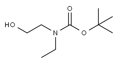 2-(N-BOC-エチルアミノ)エタノール 化学構造式