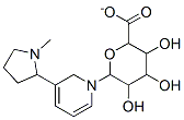 3,4,5-trihydroxy-6-[5-(1-methylpyrrolidin-2-yl)pyridin-1-yl]-oxane-2-carboxylate Structure