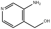 3-アミノ-4-ヒドロキシメチルピリジン 化学構造式