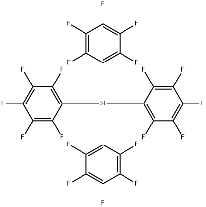Tetrakis(pentafluorophenyl)silane Struktur