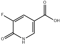 5-FLUORO-6-HYDROXYNICOTINIC ACID, 1526-16-5, 结构式