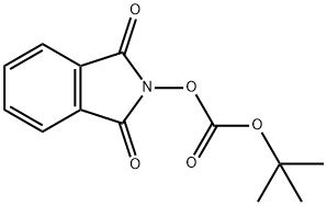 碳酸叔丁基邻苯二甲酰亚胺基酯, 15263-20-4, 结构式