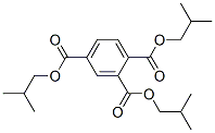 triisobutyl benzene-1,2,4-tricarboxylate Struktur