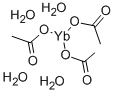 乙酸镱(III)水合物 结构式