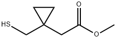 1-甲巯基环丙基乙酸甲酯, 152922-73-1, 结构式