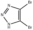 4,5-ジブロモ-1H-1,2,3-トリアゾール 化学構造式