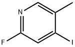 2-氟-4-碘-5-甲基吡啶, 153034-94-7, 结构式